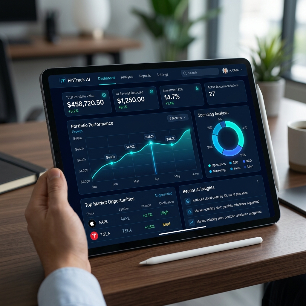 FinTrack AI Dashboard